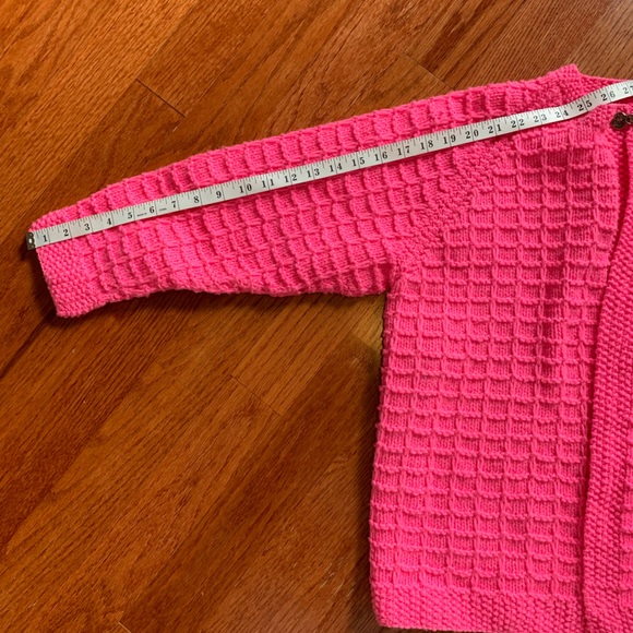 Homemade pink sweater, size Med - Picture 9 of 9